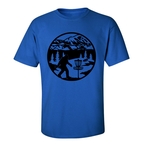 Disc Golf T Shirt SASQUATCH MOUNTAINS Discgolfer Discgolfing Shirt - Picture 10 of 16